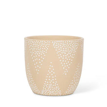 Small Dot Pattern Planter- 4"H