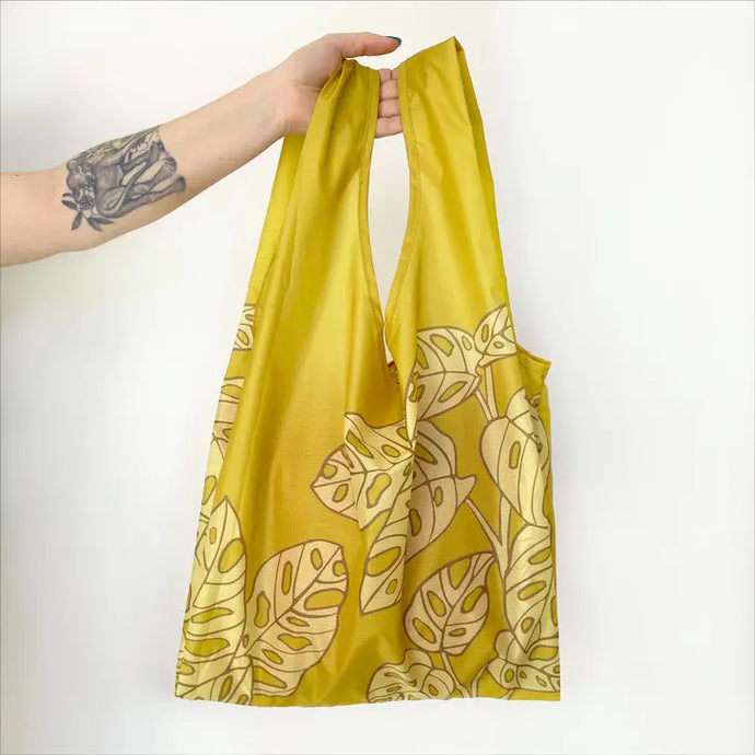 Monstera Adansonii Reusable Tote Bag