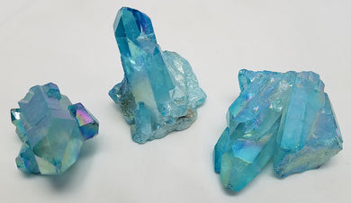 Aqua Aura Quartz Cluster